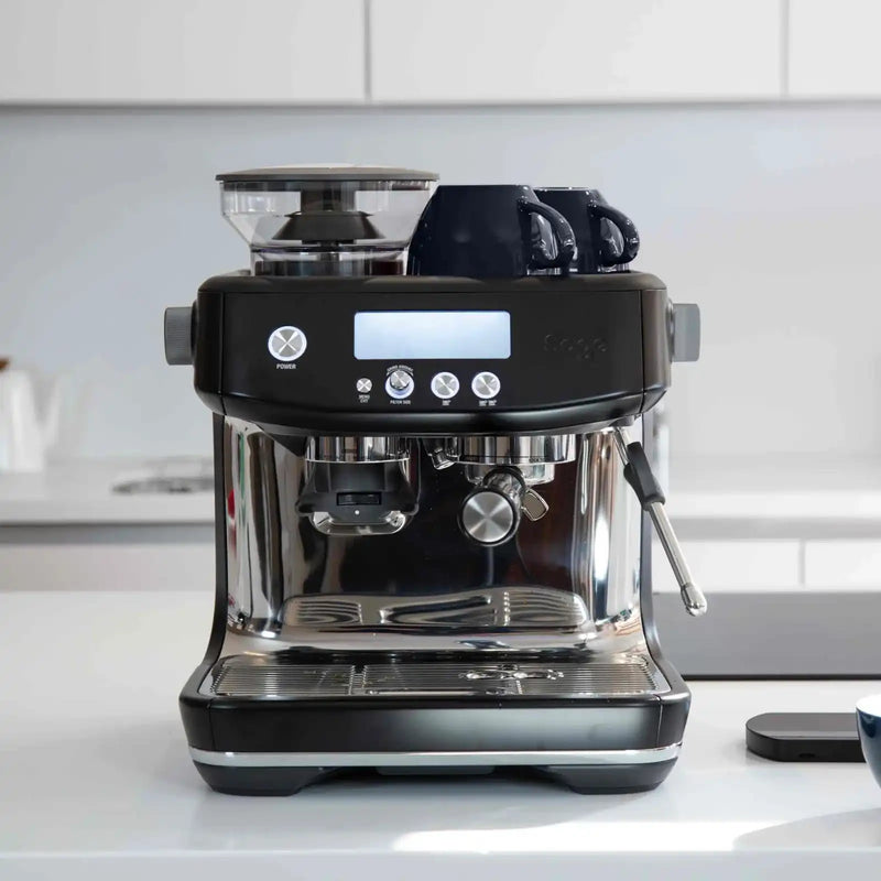 Sage The Barista Pro® Semi-Automatic Espresso Machine with Grinder - Black Truffle - cafetronix