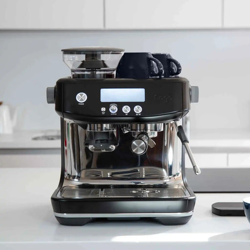 Sage The Barista Pro® Semi-Automatic Espresso Machine with Grinder - Black Truffle - cafetronix