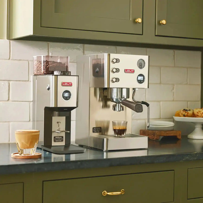 Lelit Victoria Semi-Automatic Espresso Coffee Machine 220-240V 50Hz - Stainless Steel - cafetronix