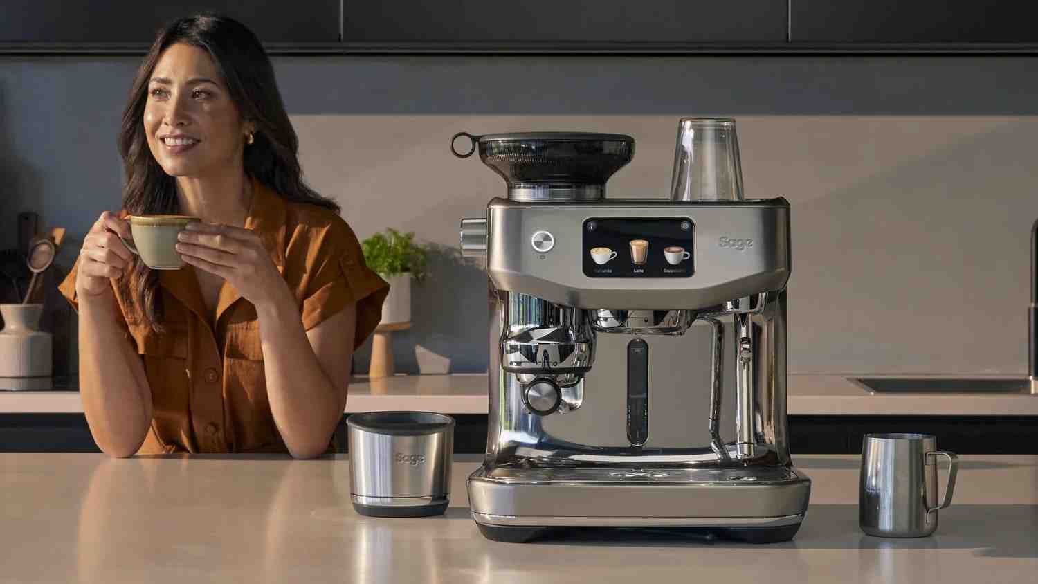 Brew and steam together with temperature stability shot after shot